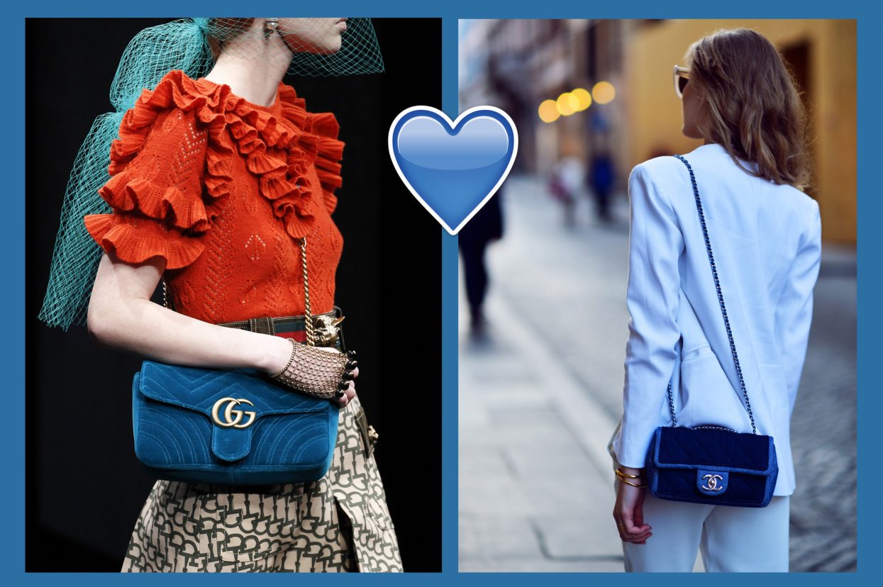 Our favorite blue bags for Fall Winter 2018-2019